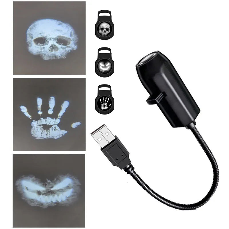 Skull Creepy Projector