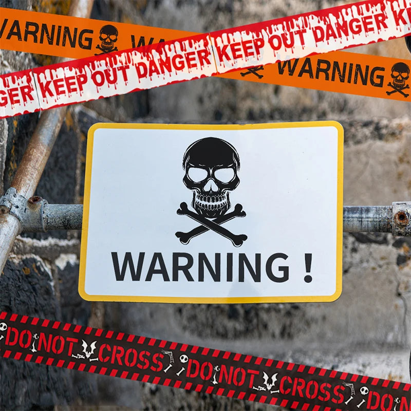 Halloween Prop Caution Tape