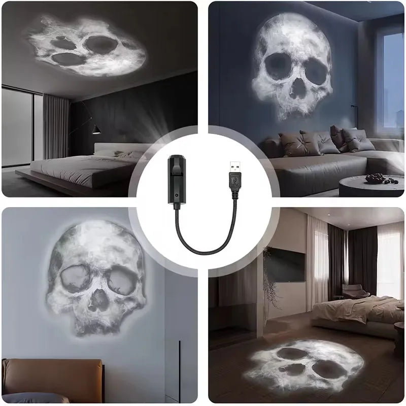 Skull Creepy Projector