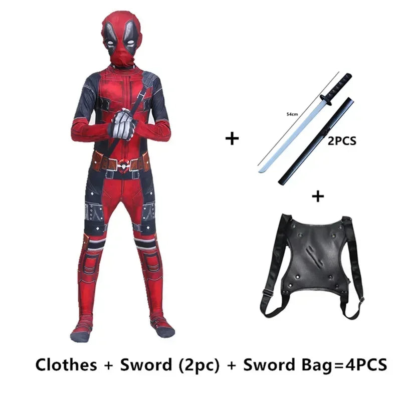 Halloween Deadpool Cosplay for Kids