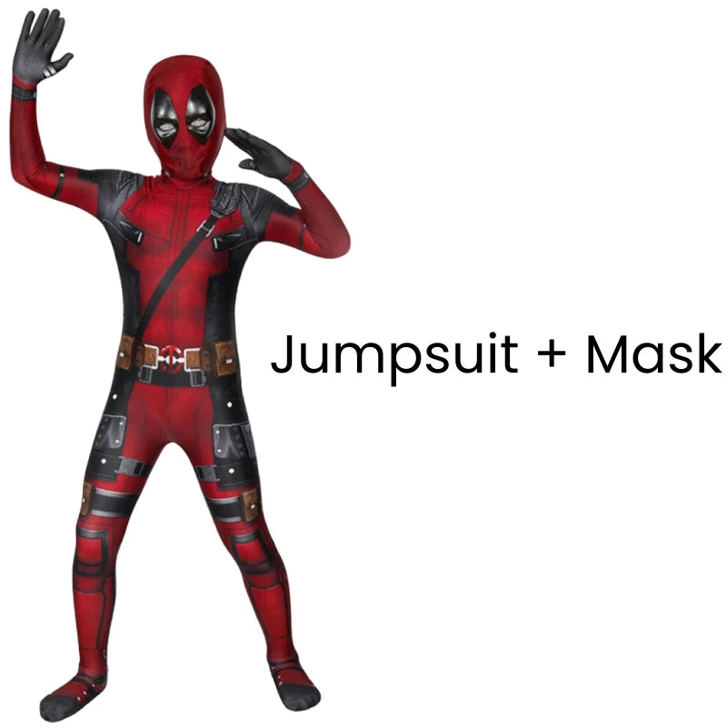 Halloween Deadpool Cosplay for Kids