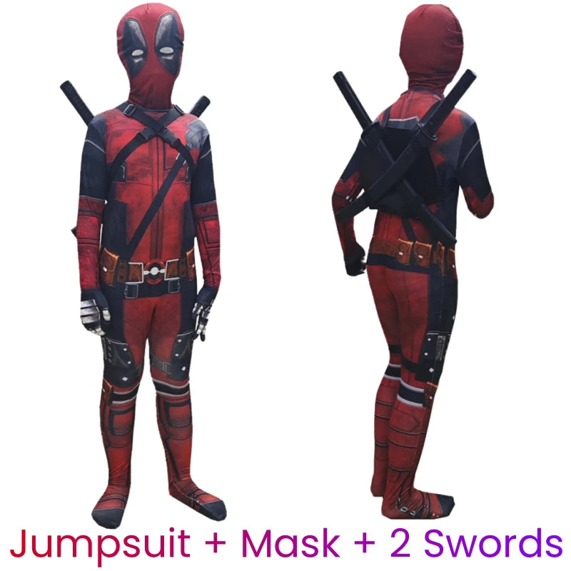 Halloween Deadpool Cosplay for Kids