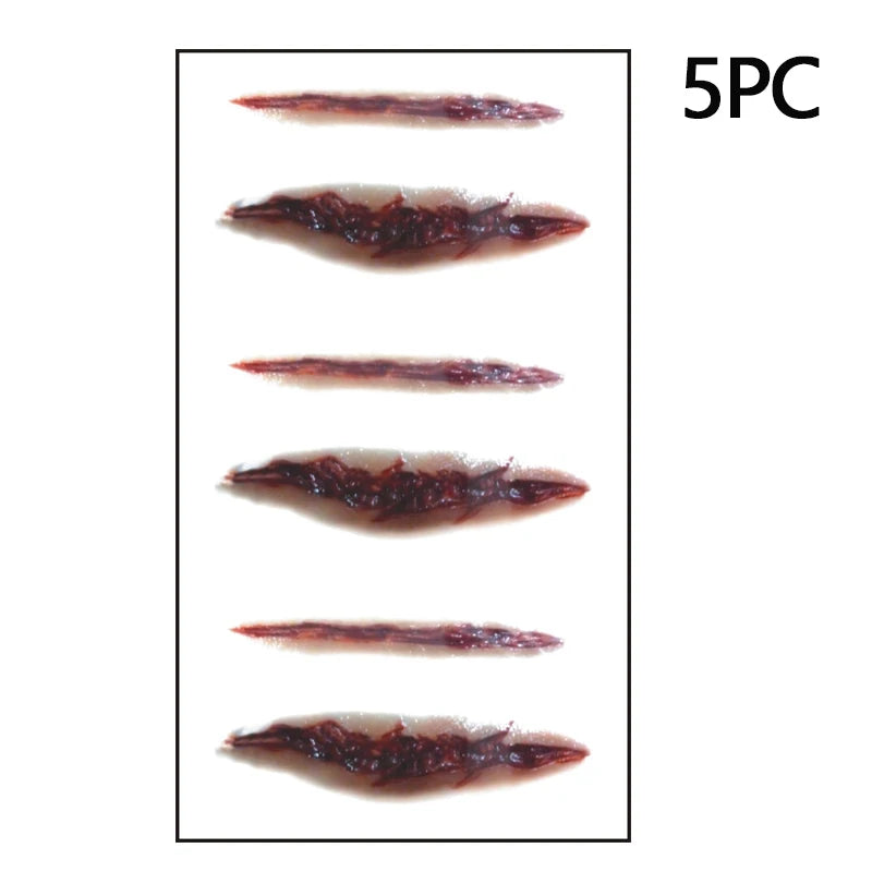 Halloween Fake Scar Tattoo Stickers