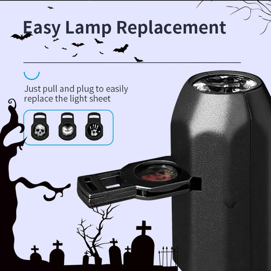 Skull Creepy Projector