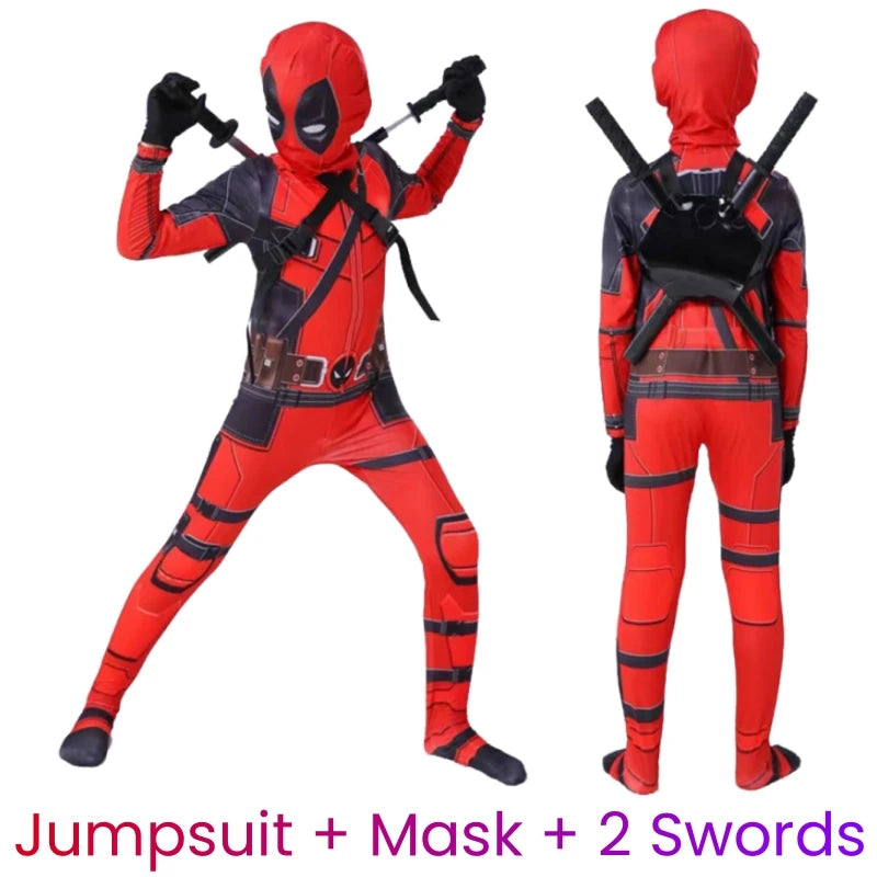Halloween Deadpool Cosplay for Kids